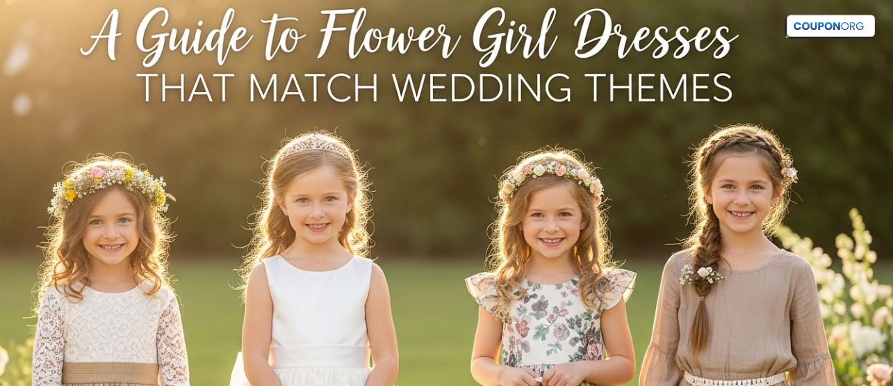 A Guide to Flower Girl Dresses That Match Wedding Themes