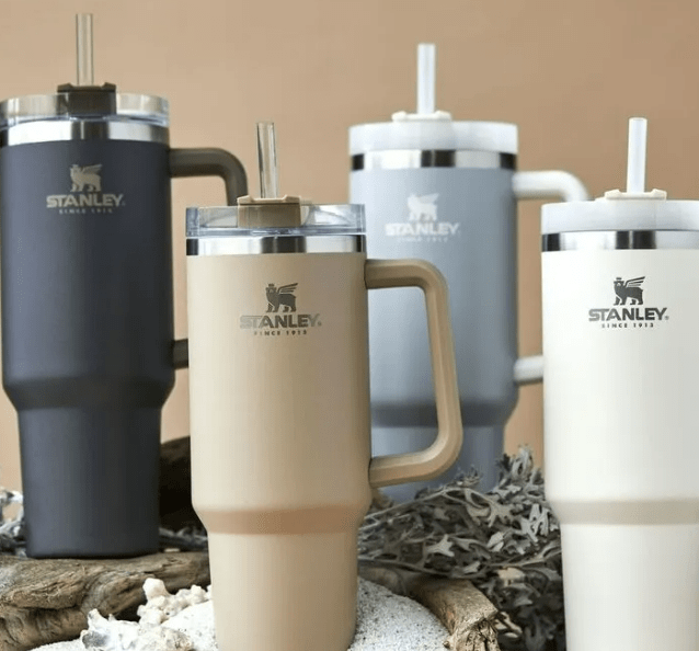 Stenlay 40oz stainless steel tumbler with Logo Mugs With Handle Insulated Tumblers