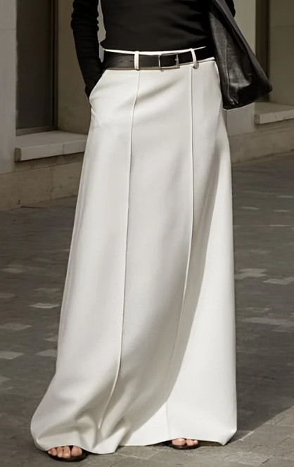 Plain Simple Regular Fit Long Skirt